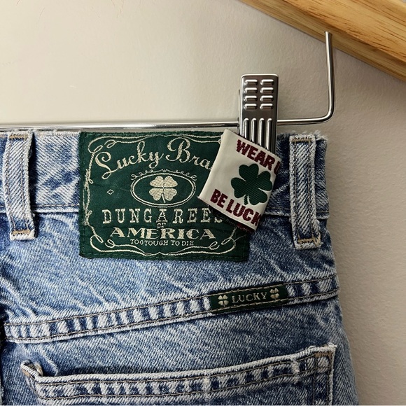 Vintage Lucky Brand Jeans Made in USA Button Fly High Rise Straight Denim Size 4 - Picture 1 of 10
